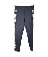 Tommy Hilfiger Compression Leggings Womens Navy Blue Medium Workout Stri... - $470.23 MXN