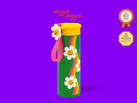 [WIGGLE WIGGLE] Handle Warming Strap Tumbler 450 ml Smile We Love Korean brand - $50.00