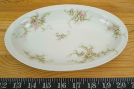 Vintage Theodore Haviland Limoges Porcelana 9&quot; Ovalado de Servir Fuente Hk - £85.38 GBP