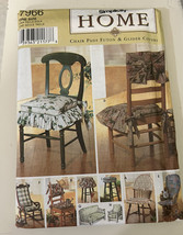 Simplicity 7966 Chair Pads Futon Glider Covers Sewing Pattern Uncut - £6.33 GBP