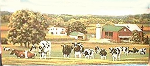 Cow On The Farm Wall Hanging MOO MOO - $12.04
