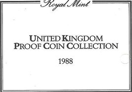 1988 Great Britain 7 Coin 3 Page C.O.A. Document Set~Free Shipping - £2.34 GBP