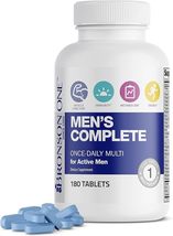 2 Bottles Bronson ONE Daily Men’s Complete Multivitamin  Once-Daily Vitamin - £55.05 GBP