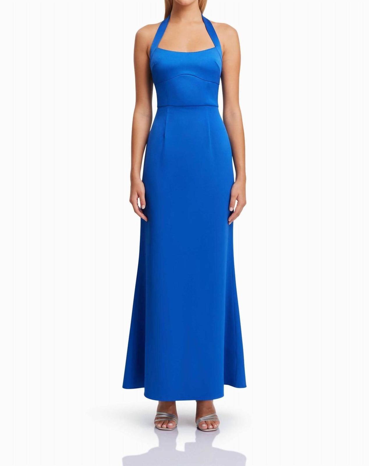 Elliatt Chiara Satin Halter Gown Size S - $137.61