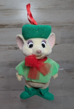 Vintage Disney Rescuers Down Under Miss Bianca Flocked Christmas Ornament - £3.30 GBP