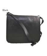 Leather messenger bag mens leather bag black shoulder bag crossbody leather - £147.69 GBP