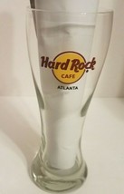 Hard Rock Cafe Atlanta Pilsner Beer Glass Souvenir Collectible  - $13.53