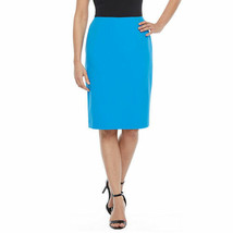 Evan Picone Black Label Suit Skirt Size 16 Azure Blue New Pencil Skirt - £24.49 GBP