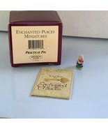 Disney Practical Pig 1990s WDCC Enchanted Places 3 Little Pigs Miniature... - $24.74