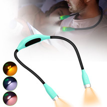 Usb Rechargeable Led Neck Light Hands-Free Book Light For Reading In Bed Camping - £24.40 GBP