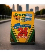 2006 Old Crayola Crayons Box  24 (22 Used 2 New) W/ Discont&#39;d Dandelion ... - $682.72 MXN