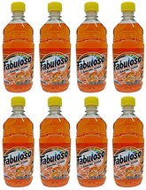 8 x BottlesFabuloso ORANGE w/ BAKING SODA  aallPurposeCleaner 16.9 oz Ea Bottle - £37.88 GBP