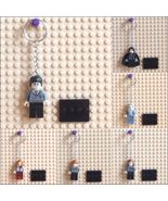 MINIFIGURE KEYCHAIN-Harry Potter Wonder Woman Sesame Street with Charms New - $5.51+
