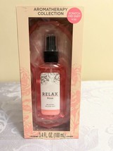 Aromatherapy Collection relax rose spray 3.4oz - £8.69 GBP