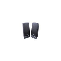 Cyber Acoustics CA-2014RB Black 2PC 4W Speaker System Vol Power Headphone Jack R - £43.40 GBP