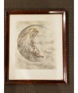 1916 Knaffl &amp; Bro. Print &quot; The Moon Madonna &quot; Mother &amp; Child Crescent Moon - $1,909.74 MXN
