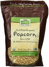 NOW Foods, Organic Popcorn, Non-GMO, No Additives or Preservatives, Sour... - £11.75 GBP