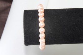 Plunder Bracelet (New) Pink Beaded Bracelet - Elastic - £8.17 GBP