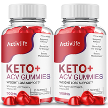 Activlife ACV Keto Gummies, Activ Life Gummies Maximum Strength (2 Pack) - £55.64 GBP