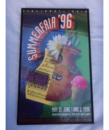 11&quot; X 18&quot; FRAMED POSTER  CONEY ISLAND SUMMER FAIR 1996  CINCINNATI, OHIO - £15.55 GBP