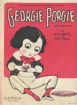 Georgie Porgie Sheet Music Billy Mayerl and Gee Paul  - $17.82