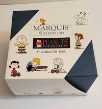 Peanuts Snoopy Marquis by Waterford 8&quot; crystal bowl w/box Excellent condition ! - £71.09 GBP