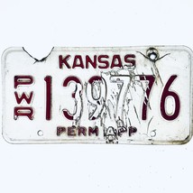  United States Kansas Permanent Power Unit License Plate PWR 139776 - £14.69 GBP