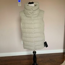 NWT RALPH LAUREN Black Label Pearl Gray Reversible Puffer Vest SZ L - £308.99 GBP