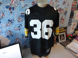 Vintage Pittsburgh Steelers Jersey Mens L 48 Jerome Bettis Starter Black - £27.92 GBP