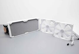 NZXT RL-KR280-W1 Kraken 280mm AIO Liquid Cooler w 2.72" IPS LCD RGB White - $74.99