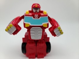 Hasbro Playskool Transformers Rescue Bots Heroes Heatwave Firetruck  4.5&quot; Figure - £31.21 GBP