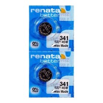 Renata 341 SR714SW Batteries - 1.55V Silver Oxide 341 Watch Battery (10 Count) - £4.72 GBP+