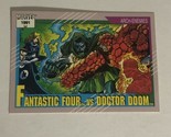Fantastic Four Vs Doctor Doom Trading Card Marvel Comics 1991  #124 - $1.97