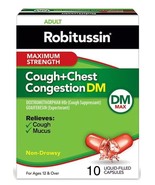 Robitussin Adult Maximum Strength Cough +Chest Congestion Dm Max Liquid ... - $10.92 CAD