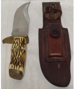 SCHRADE UNCLE HENRY GOLDEN SPIKE Fixed Blade Hunting Knife with Sheath 1... - €34,22 EUR