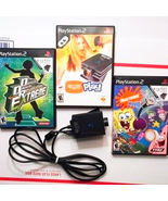 RETRO PS2 EYE CAMERA + GAMES PLAYSTATION 2 VIDEO GAME LOT DANCE MOVE GAMES - £30.05 GBP