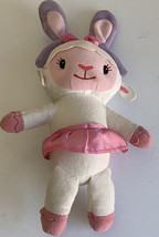 Lambie Easter Bunny Ears Plush Doc McStuffins Disney Lamb 11&quot; Stuffed Pink Tutu - £14.20 GBP
