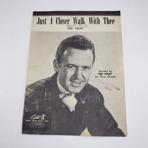 Just A Closer Walk With Thee Red Foley Sheet Music 1950 Guitar Ukelele - £7.60 GBP