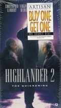 HIGHLANDER 2: Quickening (vhs) *NEW* Earth in perpetual darkness, deleted title - £5.58 GBP