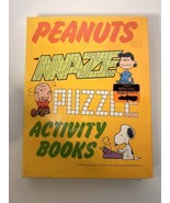 Peanuts Maze Puzzle Activity Book Snoopy Lucy Charlie Linus Peppermint P... - £38.03 GBP