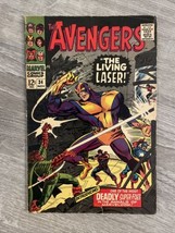 The Avengers #34 The Living Laser 1966 Marvel Comics Hawkeye - £47.17 GBP