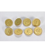 8 - Vintage CANADIAN 1 Cent Coin Buttons Sewing Crafting - $37.89 CAD