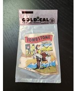 Gold-Cal Tombstone Arizona MCA-10 Vintage Travel Luggage Water Decal Sti... - $24.13 CAD