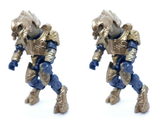 Mega Construx Bloks Halo Gold Covenant Elite Commando Figures Lot 2 GFT55 - $15.05