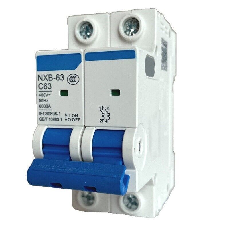 2P 63A Series For Chint NXB-63 Leakage Protector C-Type Circuit Breaker - $13.86
