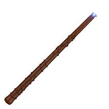 Enchanted Mystic Magic Wizard Light Up Musical Wand Dark Brown - $26.07