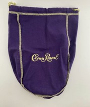 (1) CROWN ROYAL BAG PURPLE Medium 8&quot; 750 ML SIZE  CROWN ROYAL BAG PURPLE... - $15.00