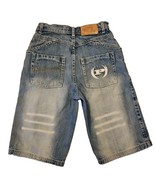Phat Farm Baggy Jorts Jean Shorts Boys 14/27 Embroidered Logo 10-Pkt Vin... - $28.78