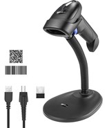 NetumScan Wireless 1D 2D Barcode Scanner with Stand for Computer, Tablet - $23.99