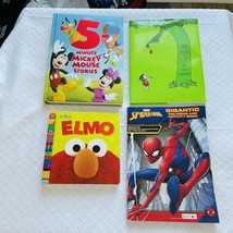 4 KIDS Books Disney’s 5-Minute Stories Mickey Mouse- The giving tree - Elmo-Spdr - £17.38 GBP
